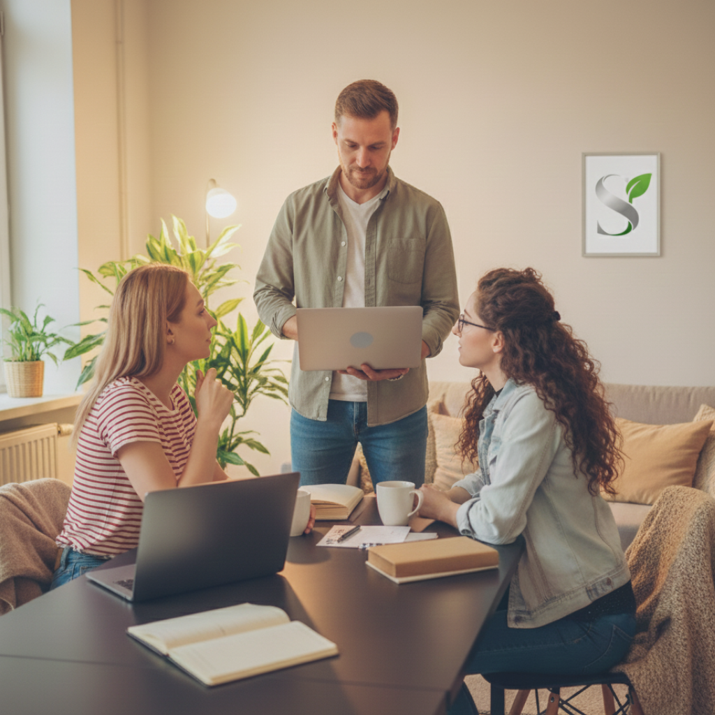 Silver sprout team working on  a product